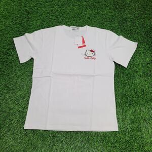 Sanrio Hello-Kitty Shirt Womens Large 20x25 Embroidered Logo